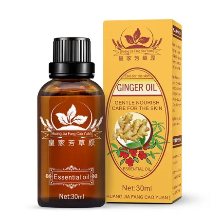 Ätherisches Ingweröl - Lymphdrainage - Massage - Anti-Aging-Serum - Gesichts-/Körperpflege - 30 ml