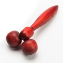 Augen- / Gesichts- / Körpermassagegerät - Holzrolle