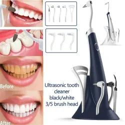 Universal electric teeth cleaner - ultrasonic dental scaler - stain remover - whitening - 5 in 1 setTeeth Whitening