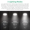 Solarbetriebene Leuchten - Landschaftsstrahler - 3 Beleuchtungsmodi - 92 LED - IP67 wasserdicht