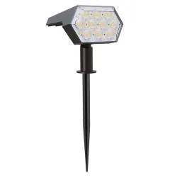 Solarbetriebene Leuchten - Landschaftsstrahler - 3 Beleuchtungsmodi - 92 LED - IP67 wasserdicht