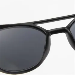 Stilvolle runde Sonnenbrille - UV 400 - Unisex - Punk-Stil