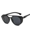 Stilvolle runde Sonnenbrille - UV 400 - Unisex - Punk-Stil
