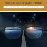 Klassische quadratische Sonnenbrille – polarisiert – flexibles Gummi – Unisex