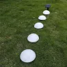 Garten-Solarleuchte - Halbkugelform - 5 LED - wasserdicht - Bodenmontage