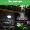 Solarbetriebenes Licht - Landschaftsstrahler - 4 Beleuchtungsmodi - 108 LED - IP65 wasserdicht
