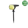 Solarbetriebenes Licht - Landschaftsstrahler - 4 Beleuchtungsmodi - 108 LED - IP65 wasserdicht