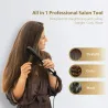 Professioneller 2-in-1-Haarglätter - Lockenwickler - Titan - LCD-Digitalanzeige