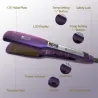 2 in 1 professional wide straightener - curler - digital LCD display - dual VoltageHair straighteners