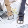 Klassischer Ledergürtel - mit Metallschnalle