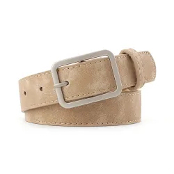 Classic leather belt - with metal buckleBelts