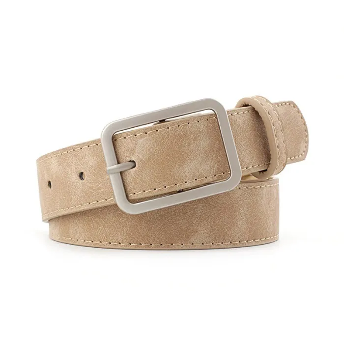 Classic leather belt - with metal buckleBelts