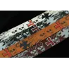 Fashionable leather belt - metal buckle - punk style - skull / skeleton pattern - unisexBelts