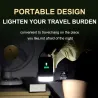 Multifunktionales Campinglicht - wasserdichte Lampe - Laterne - mit Fernbedienung - LED - USB - wiederaufladbar