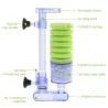 Aquarienluftpumpe - biochemischer Filter - doppelter Schaumschwamm - ultraleise