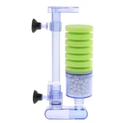 Aquarienluftpumpe - biochemischer Filter - doppelter Schaumschwamm - ultraleise