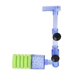 Aquarienluftpumpe - biochemischer Filter - doppelter Schaumschwamm - ultraleise