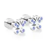 Kleine Ohrstecker - mit Zirkonia - Schmetterlinge - Herzen - Sterne