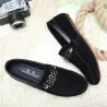 Fashionable men's loafers - shallow suede shoesShoes