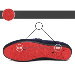 Modische Herrenloafer - flache Wildlederschuhe
