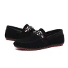 Fashionable men's loafers - shallow suede shoesShoes