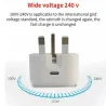 PD 20W - USB-C PD - 100-240V - Schnellladegerät - UK-Stecker