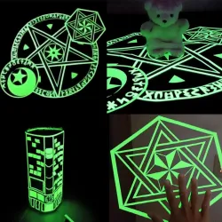 Leuchtband - fluoreszierend - Warnklebeband - Autos - Dekoration - Art