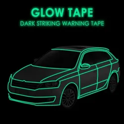 Leuchtband - fluoreszierend - Warnklebeband - Autos - Dekoration - Art