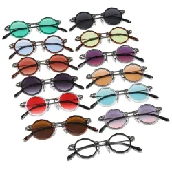 Runde Retro-Sonnenbrille - Steampunk-Stil - UV400 - Unisex