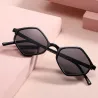 Modische quadratische Polygon-Sonnenbrille - UV400