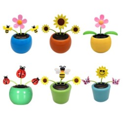 Solar powered toy - dancing flower / bee / ladybugSolar