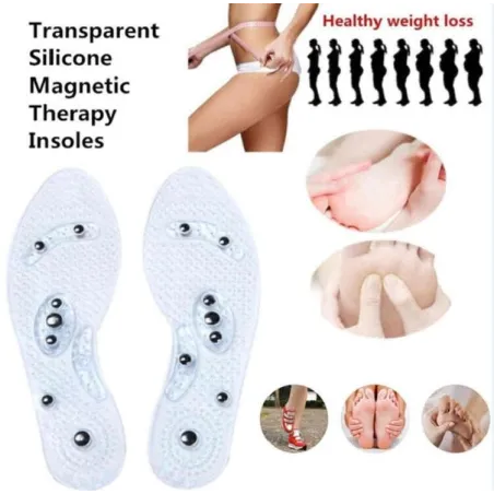 Magnetic foot therapy - silicone shoe insoles - slimming - weight lossFeet
