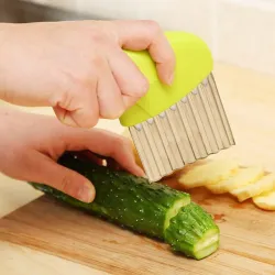 Kartoffelschneider - Chips - Pommes Frites Maker - Wellenmesser - Edelstahl