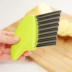 Kartoffelschneider - Chips - Pommes Frites Maker - Wellenmesser - Edelstahl