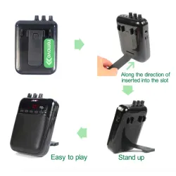 Aroma AG-03M 5W - tragbar - Mini-Gitarrenverstärker mit MP3-Aufnahme