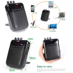 Aroma AG-03M 5W - tragbar - Mini-Gitarrenverstärker mit MP3-Aufnahme