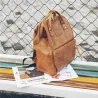 Vintage-Lederrucksack - große Kapazität