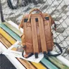 Vintage-Lederrucksack - große Kapazität