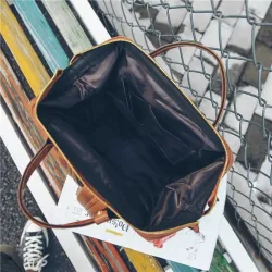 Vintage-Lederrucksack - große Kapazität