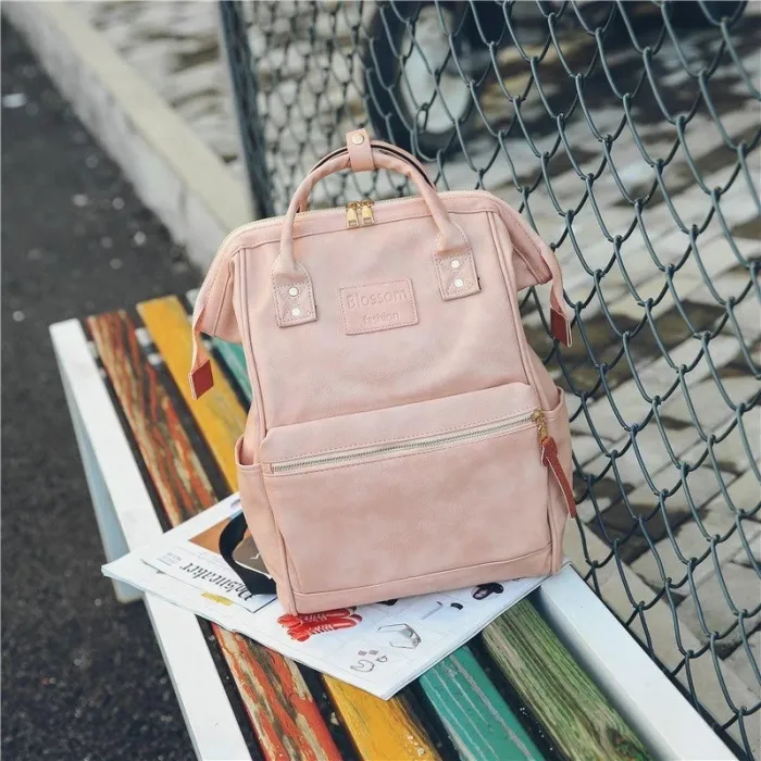 Vintage-Lederrucksack - große Kapazität