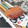 Vintage-Lederrucksack - große Kapazität