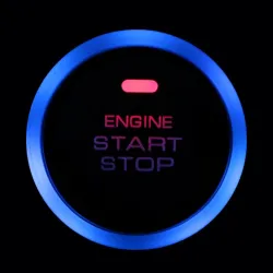 Universal car engine Start / Stop button - keyless switch - LED - 12VSwitches