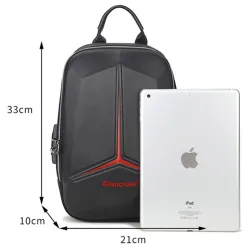Diebstahlsichere Umhängetasche mit USB-Anschluss - Umhängetasche - Brusttasche aus PVC