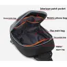 Diebstahlsichere Umhängetasche mit USB-Anschluss - Umhängetasche - Brusttasche aus PVC