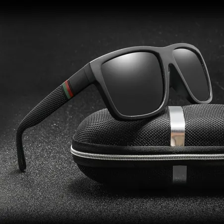Square vintage sunglasses - polarized - unisexSunglasses