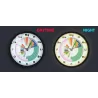 Moderne Wanduhr - Ton aktiviert - LED - Periodensystem der chemischen Elemente