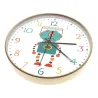 Stylish kids wall clock - quartz - retro robot designClocks