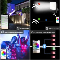 30W - 50W - Flutlicht - LED - RGB - wasserdicht