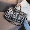 Fashionable travel bag - large capacity - leopard printingBags