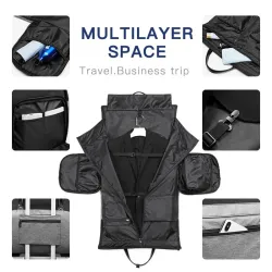 Multifunktionale Umhängetasche - wasserdichter Rucksack - mit Schuhfach - wasserdicht - großes Fassungsvermögen